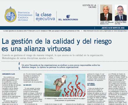 gestión de la calidad y del riesgo, gestión de la calidad, calidad