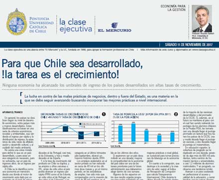 crecimiento económico, crecimiento, Chile desarrollado