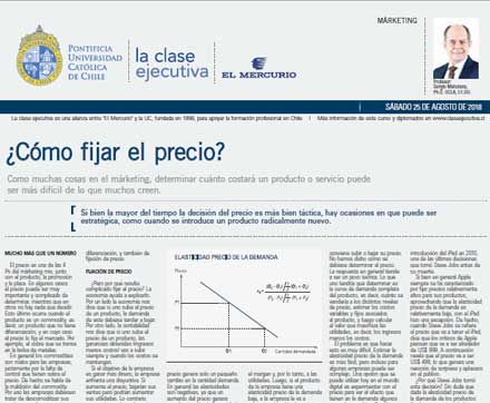 cómo fijar el precio