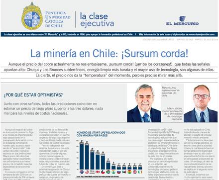 minería en Chile, precio del cobre