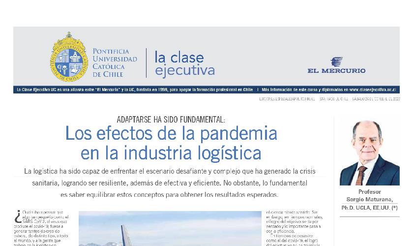 industria logistica, Curso Técnicas para la gestión en logística, los efectos de la pandemia en la industria logística, industria logística