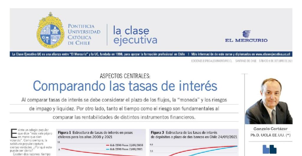 comparando tasa de interés