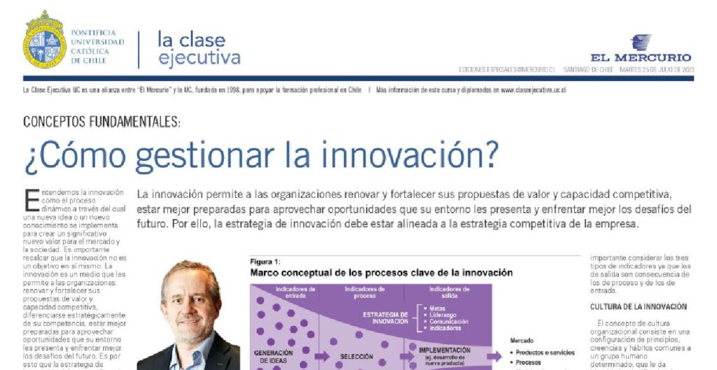 Como gestionar la innovacion, innovación, Alfonso Cruz