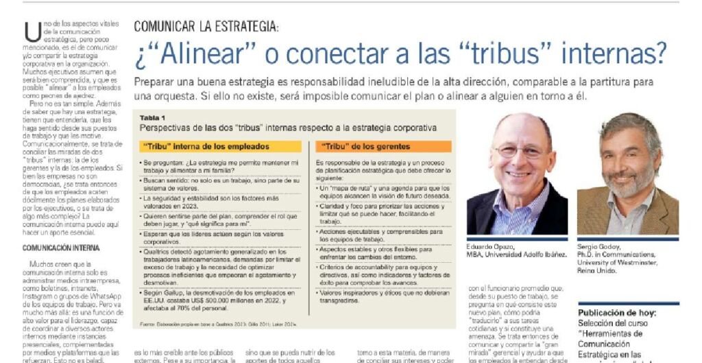 comunicar la estrategia, estrategia, alinear, estrategia corporativa